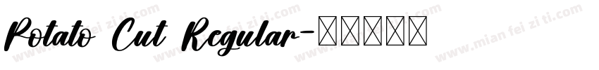 Potato Cut Regular字体转换